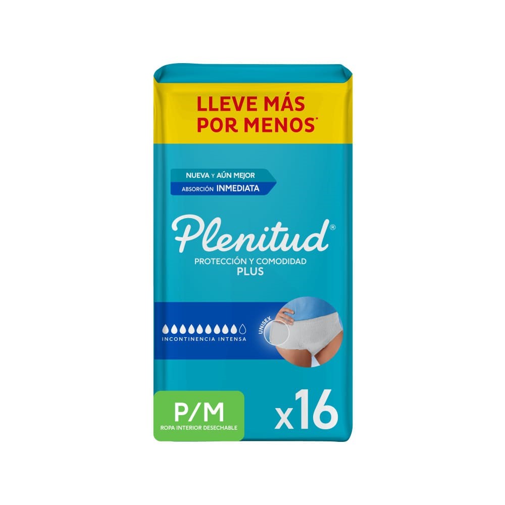 Protect Plus Ropa Interior desechable Talla P M 16 Unidades